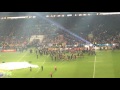 RWC 2015 Haka All Blacks in front of the stand