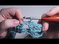 Easy textured beginner friendly crochet stitch. swingy ribbon grid.