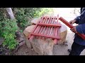 The video of making the extended version of the folding chair is very relaxing