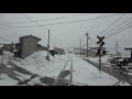 4K Cab view - Nagaragawa Railway Etsumi-Nan Line Hokunō to Mino-Ōta, Gifu Pref, Japan