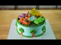 Cute Little Bear House To Celebrate A Couple's Birthday and Heart Cake Design | Parr 432