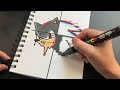 How I Drew, Shadow the Hedgehog in 4 Styles!!