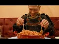[Big eater] Huge amount of shrimp! Eating 6kg of spaghetti! [Arc Lounge] [Bushi Meal]