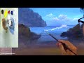 Tutorial : How to Paint Rocky Beach and Crashing Waves in Acrylics / JMLisondra