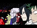 Mini Crewmate Kills 7 My Hero Academia Characters | Among Us