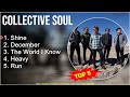 Collective Soul ~ TOP 5 GREATEST HITS ~ Shine, December, The World I Know, Heavy