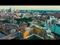 Explore Leeds City Centre in 4K, Aerial Drone Footage of Top Landmarks and City Scenery