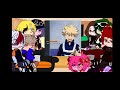 Some students of class 1A react to TodoBaku||Secret dating AU || BakuTodo/TodoBaku || Gacha club