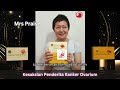 ✨ Kisah Nyata Kesembuhan Kanker Ovarium Mrs. Praise dengan Ganoderma Shuang Hor ✨