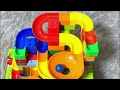 satisfying with unboxing marble run building blocks ❤️ how to make marble run race blocks