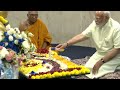 LIVE: PM Modi pays floral tribute at the statue of Babasaheb Ambedkar in Mumbai