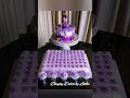 Sitting doll cake- Rectangular cut pieces #tablesetting