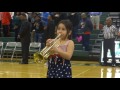 Age 7, Judy Dove Alleva Performs The Star Spangled Banner for Tuscarora High School