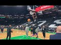 Kyrie Irving FULL NBA Finals Pregame Workout: Finishes At Rim, Bag Work And Shooting