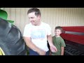 Moving Hay and Driving Kids Motorcycle on the Farm | Tractors for kids