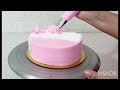 How to make a beautiful cream flower cake. New cake decorations.flower cake decorations🎀