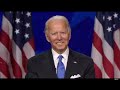 Joe Biden's Amazing Acceptance Speech at the 2020 Democratic National Convention