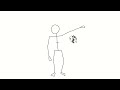 Stickman grabs a knife - Animation
