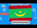 Guess the Country by the Flag Quiz  🚩 🌎 | Guess the 60 Flags