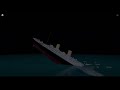 Titanic sinks sped up, April 14-15, 1912