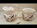 Vintage Porcelain Sugar Bowls & Creamers (Royal Crown Derby, Aynsley, Herend, etc.) with Mozart