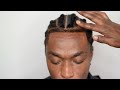 How to: Tapered Hairline/Lineup with BRAIDS! 🔥