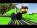 【踏切アニメ】あぶない電車 Railroad Crossing Train Animation #1