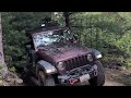 Crawling around Wolf Den in the Jeep Gladiator.