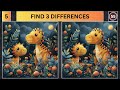 Find The Difference Puzzle Game: Jurassic Jungle [ Spot the Difference Riddles pt 103 ]