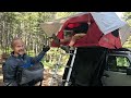 Tour of 2DR OVERLANDING JEEP WRANGLER - Ep8 2023 Summer Trip - No Drill Cage, Rooftop Tent & Setup