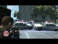 GTA IV Epic 6 Star Wanted Level Police NOOSE Shootout