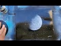 Beginner spray paint art moon tutorial