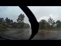 Susto na estrada, chuva de granizo na SC-350, pior rodovia de SC