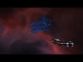 Elite Dangerous | My Fleet Carrier jumping into Nebula