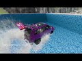 High Speed Jumping In Pool -  BeamNGDriveR