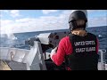 U.S. Coast Guard. Sentinel-class rapid response cutter. Gunnery exercise.