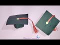 Diy Paper Graduation Hat || Origami Beautiful Paper Graduation Hat