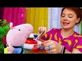 Spielzeug Videos für Kinder mit Irene und Peppa Wutz Kompilation - Plüpa Plüsch Paradies
