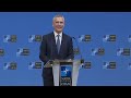 75th anniversary of NATO LIVE: Secretary General Jens Stoltenberg speaks in Brussels