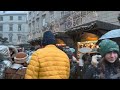 Vienna Walk in Snowfall, December 2023 | 4K HDR