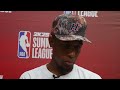 Jamaree Bouyea's Postgame Press Conference vs ATL | 2024 Summer League, 7.14.2024