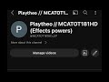 I have effects powers channel @MCATOT181HD_EP