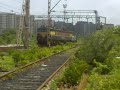 WCAM-3 21932 C.RLY.  KALYAN HEADING TO VIDYAVIHAR ELS AFTER HAULING RAJYARANI EXP