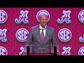 Alabama head coach Kalen DeBoer at SEC Media Days: There's only one Coach Saban