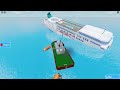 Piégé avec ma FANGIRL sur un BATEAU qui COULE sur Roblox !