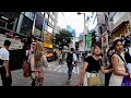 [4k]myeongdong street food seoul🔷walking tour