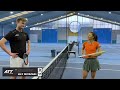 Josh Berry (Advanced club player) vs  Lily Miyazaki British No.4 (WTA 138)