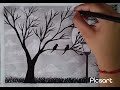 how to draw a charcoal pencil drawing||   beautiful moonlight  scenery||  drawing for beginners||