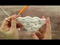 Snowy Sky Shawl Stitch Tutorial || Crochet Pattern