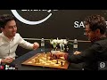 Levon Aronian thinks for more than a Minute on move 10 | Jakhongir vs Aronian | Satty Zhuldyz Blitz